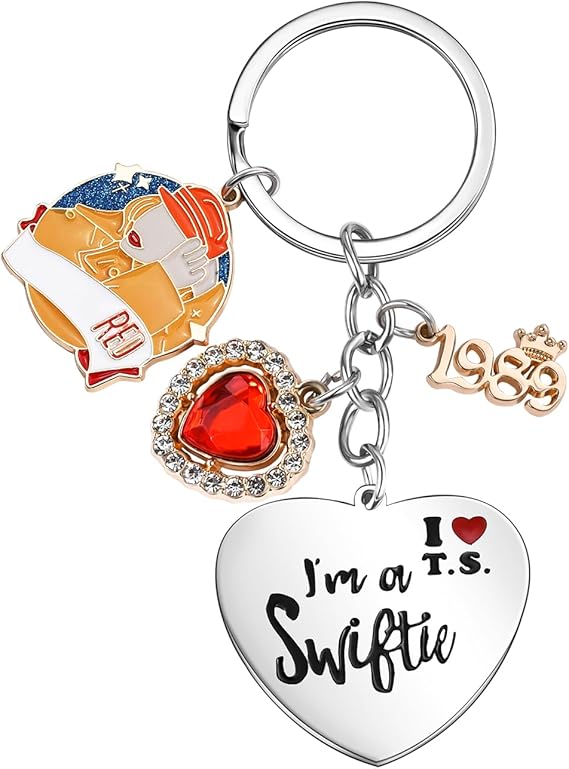 Auction Lot - 9 x Brand New Swiftie Merch Keyring I'm A Swftie Keychain 