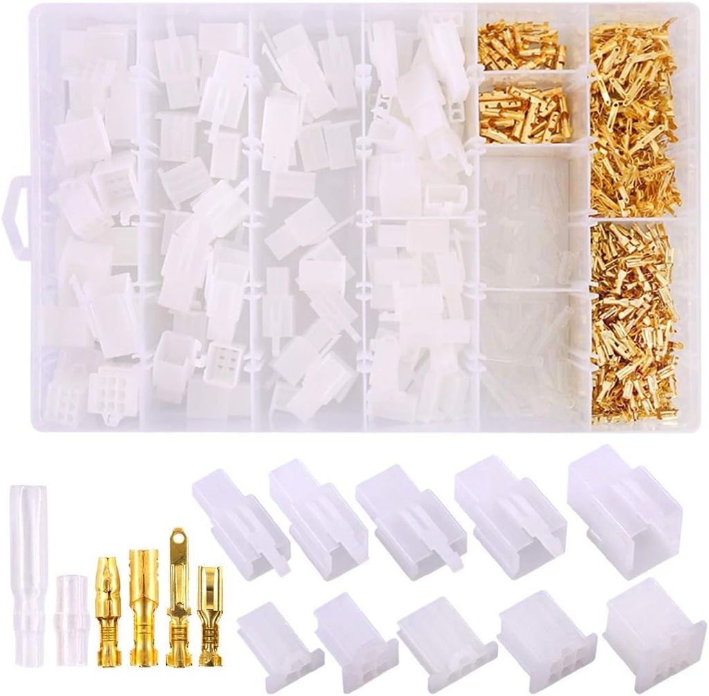 Auction Lot - 4 x Brand New 700Pcs Automotive Electrical Wire Connectors Kit, 2.8mm 2 3 4 6 9 Pin 