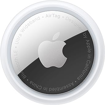 Auction Lot - 1 x UNTESTED Apple AirTag. Track your keys, wallet, luggage, backpack. Replaceable battery