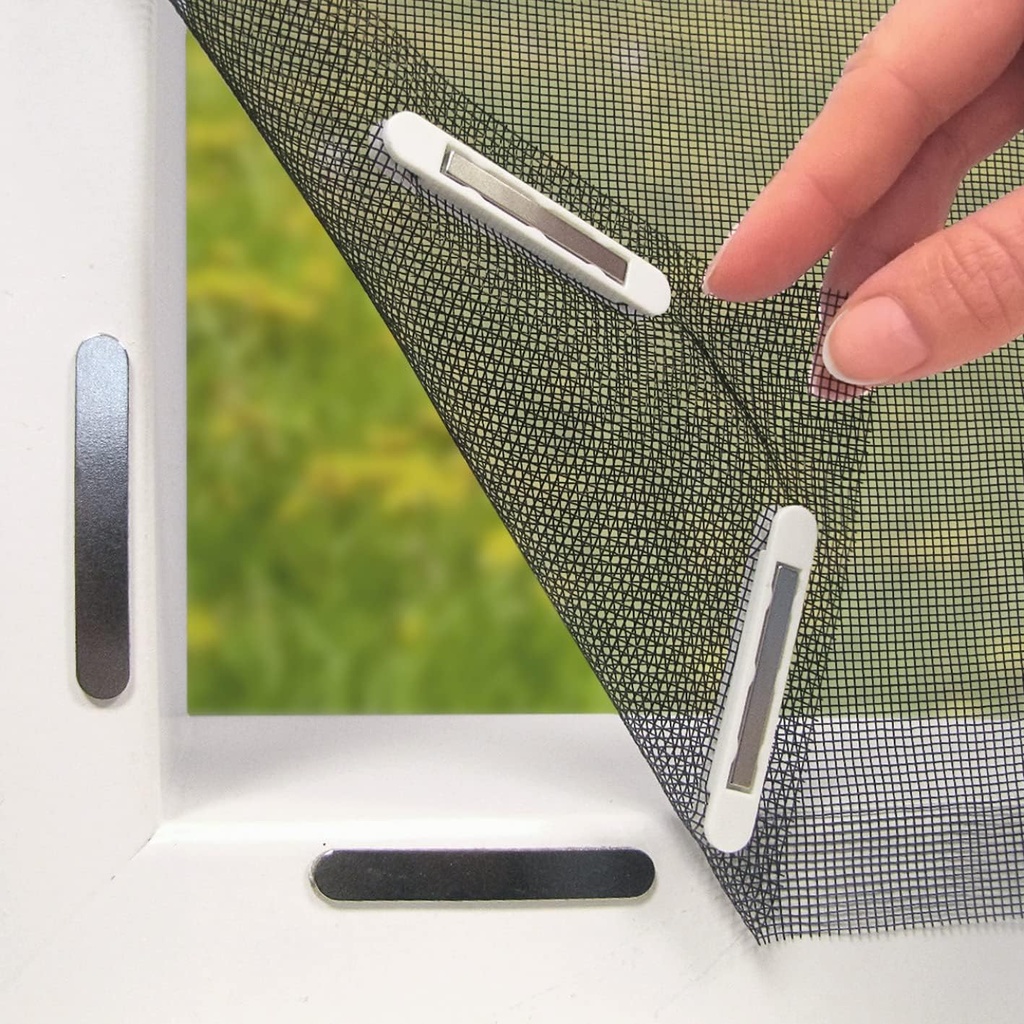 Auction Lot - 22 x Brand New Fly Screens for Windows with Innovative Magnetic Fastening