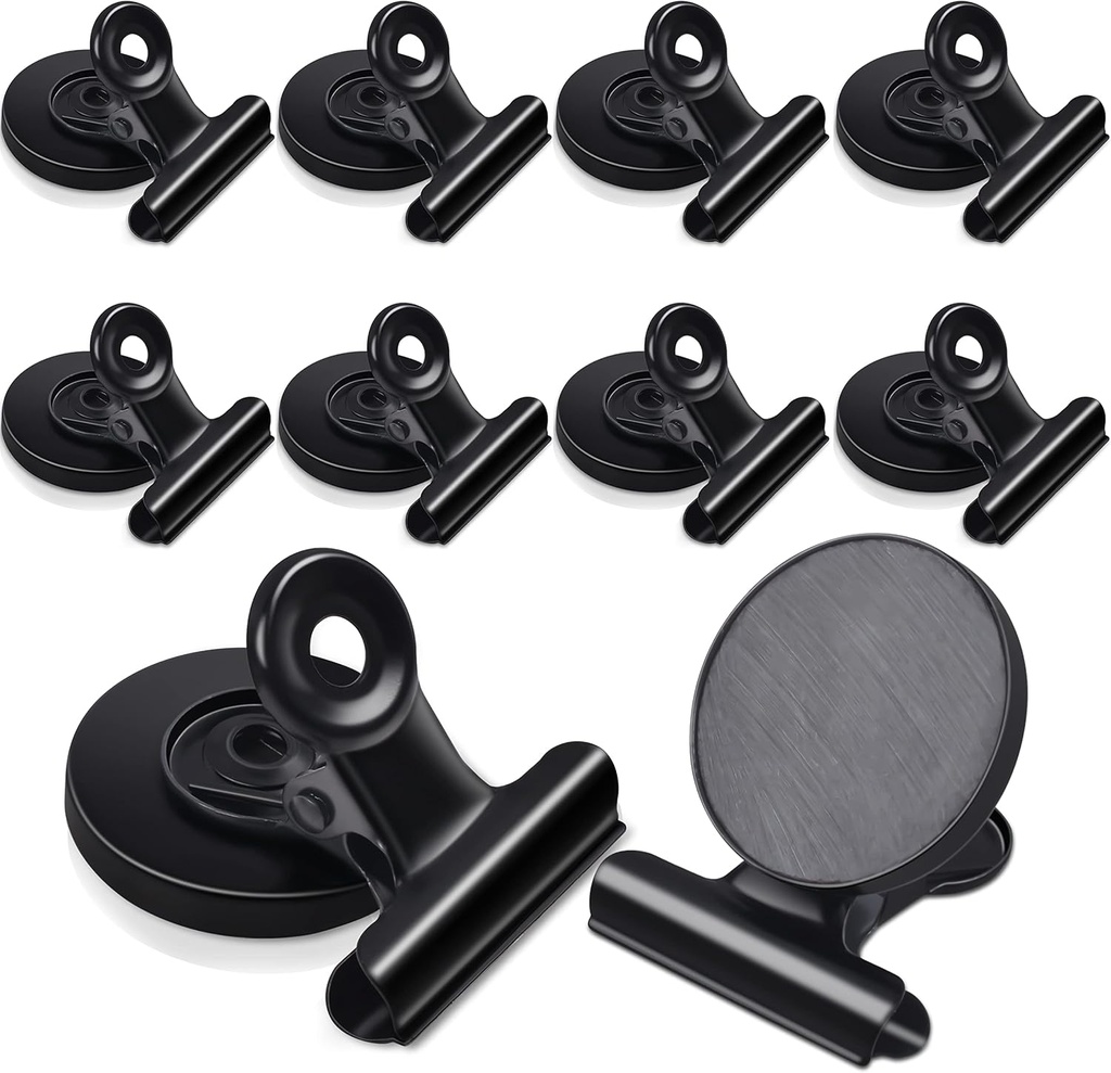 Auction Lot - 19 x Brand New MIN CI 10 Pack Black Magnetic Fridge Clips
