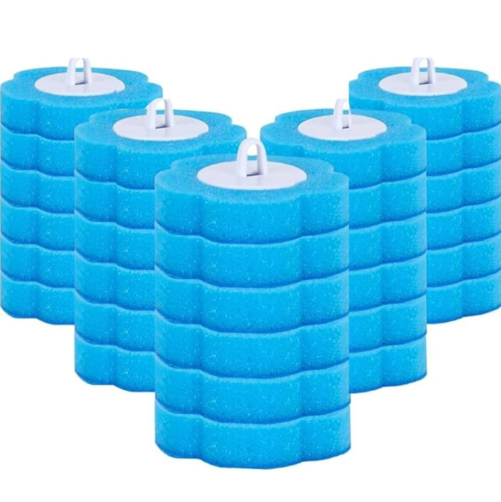 Auction Lot - 26 x Brand New Disposable Wall Toilet Bowl Cleaner Wand Kit with 18 Cleaner Refills