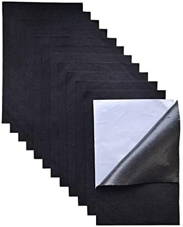Auction Lot - 10 x Brand New Jtnohx Self Adhesive Felt Sheets, 12 Pieces Sticky Felt Drawer Liner, 20x30cm Felt Sheets