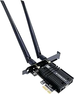 [LPNWE180118415] SYONCON WiFi 6E AXE5400 PCIe WiFi Card intel AX210 Chipset with Bluetooth 5.3 Tri-Band 2.4G
